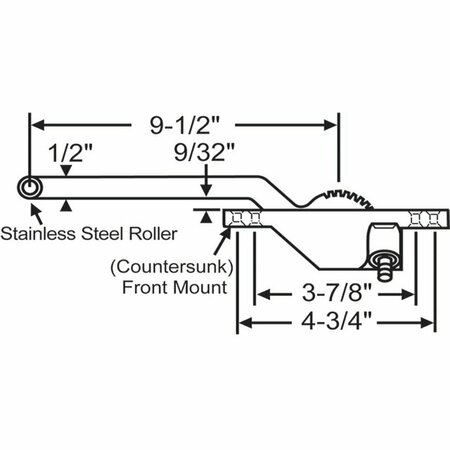 STRYBUC Single Arm Casement Operator 36-434-10